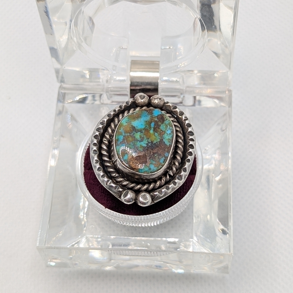 ✨ Authentic Vintage Navajo Turquoise Statement Ring ✨